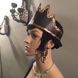 Black and Gold Crown Headpiece